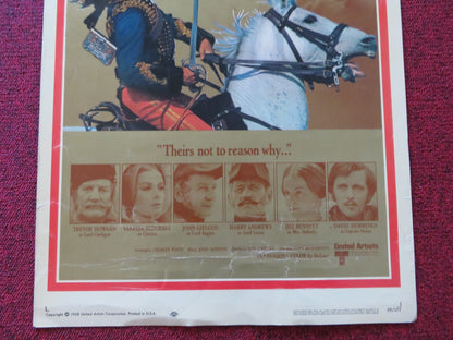 THE CHARGE OF THE LIGHT BRIGADE US INSERT (14"x 36") POSTER TREVOR HOWARD 1968