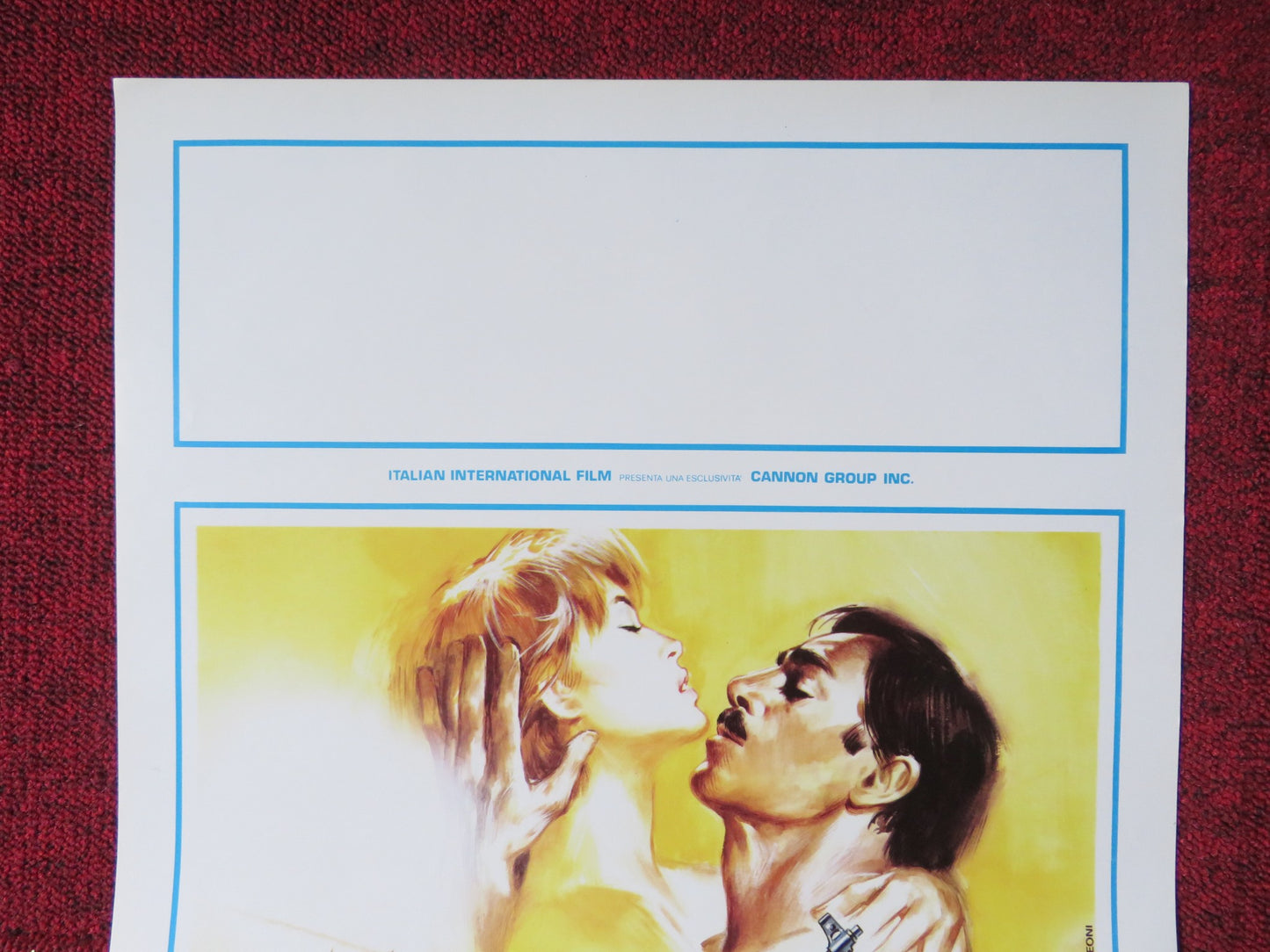 THE AMBASSADOR ITALIAN LOCANDINA POSTER ROBERT MITCHUM ELLEN BURSTYN 1985