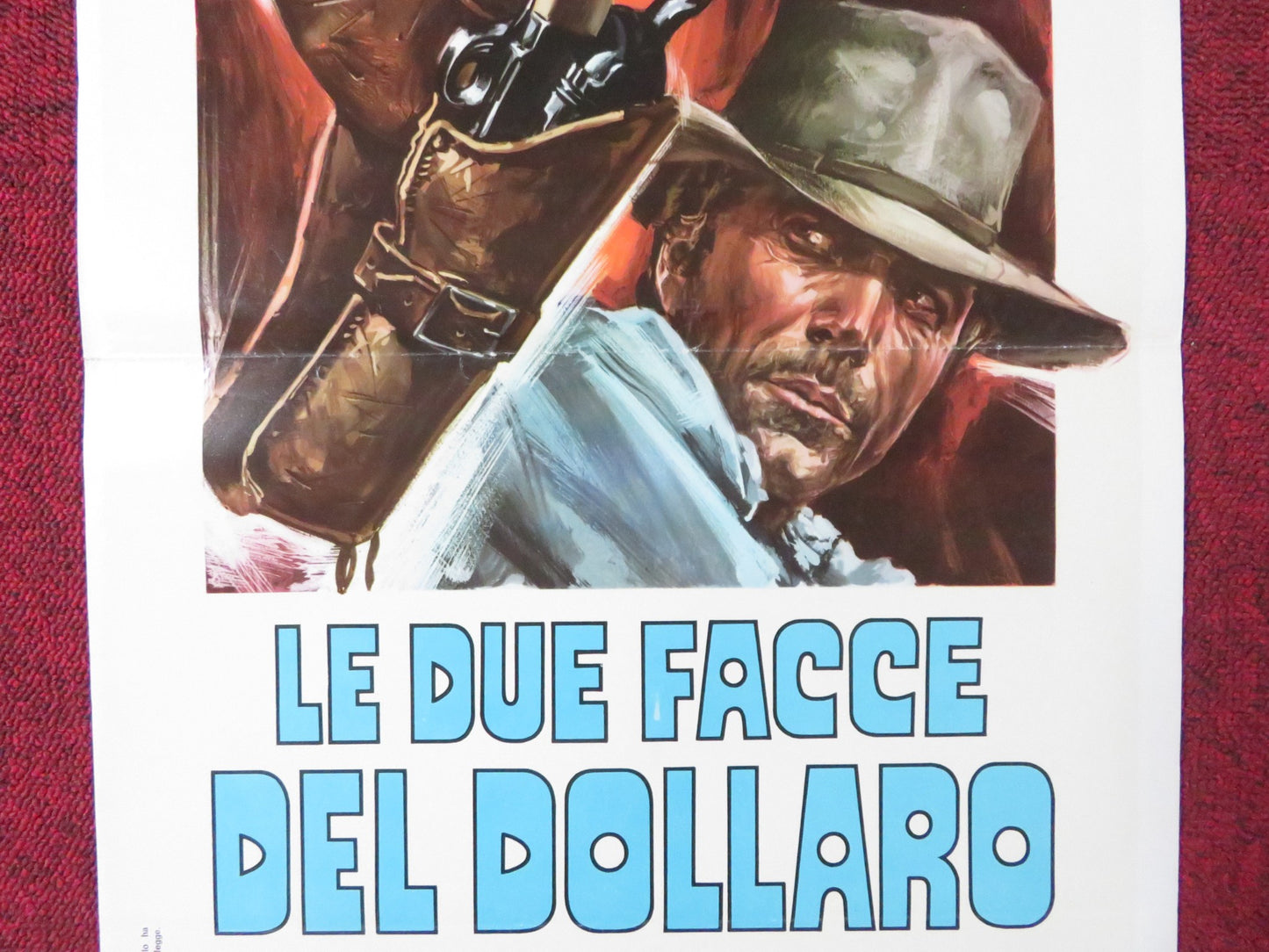 TWO FACES OF THE DOLLAR ITALIAN LOCANDINA POSTER MONTY GREENWOOD J. HERLIN 1967