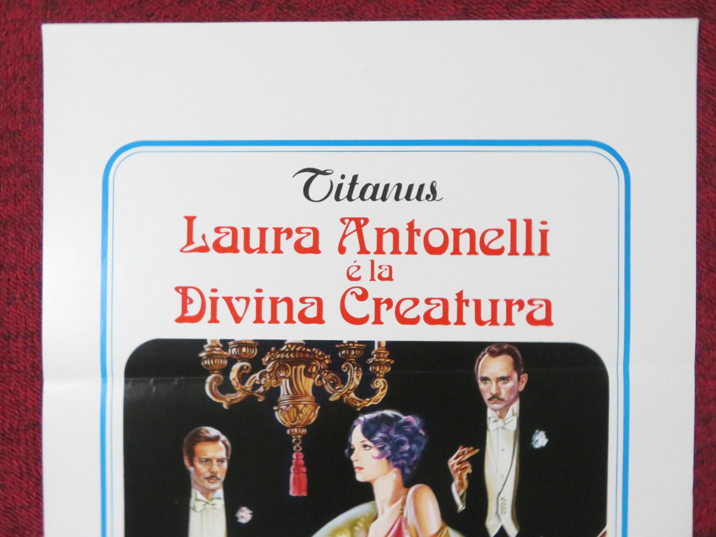 THE DIVINE NYMPH ITALIAN LOCANDINA POSTER LAURA ANTONELLI TERENCE STAMP 1975