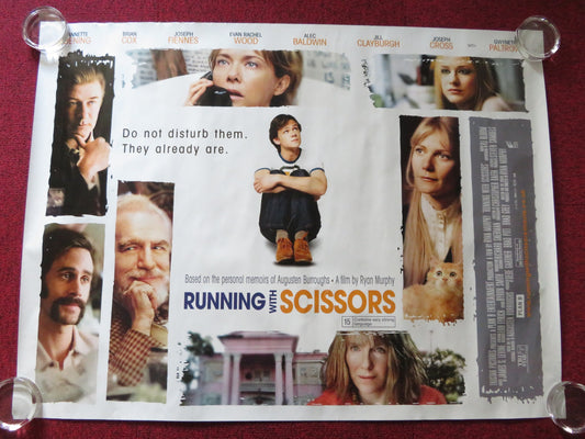 RUNNING WITH SCISSORS UK QUAD (30"x 40") ROLLED POSTER GWYNETH PALTROW 2006