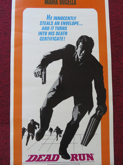 DEAD RUN US INSERT (14"x 36") POSTER PETER LAWFORD IRA FURSTENBERG 1969