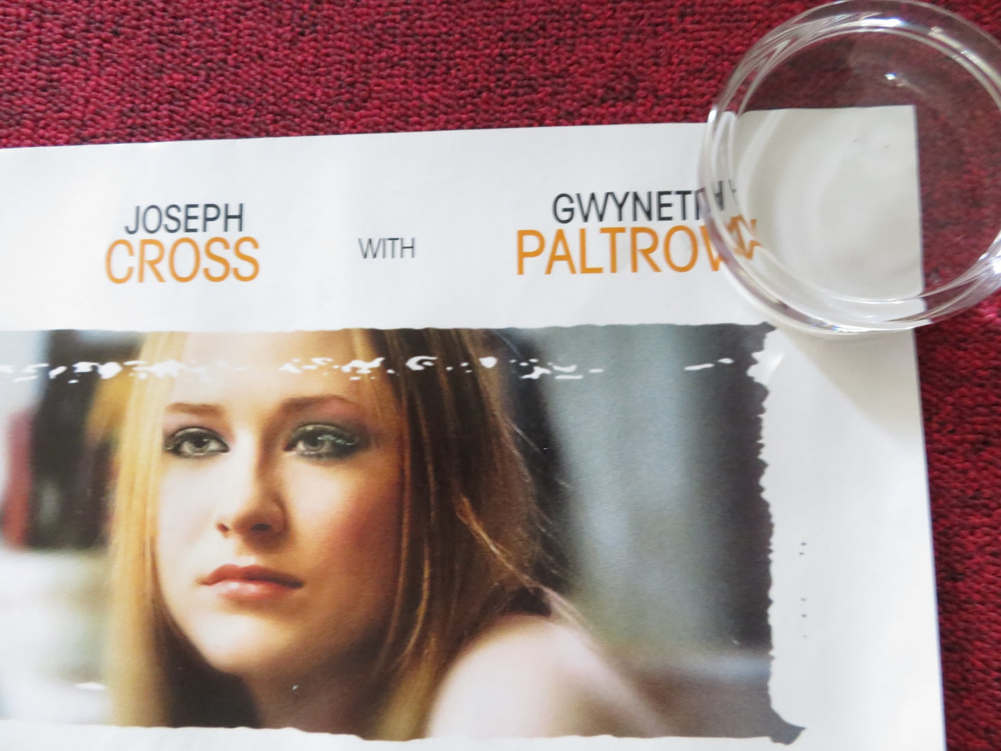 RUNNING WITH SCISSORS UK QUAD (30"x 40") ROLLED POSTER GWYNETH PALTROW 2006