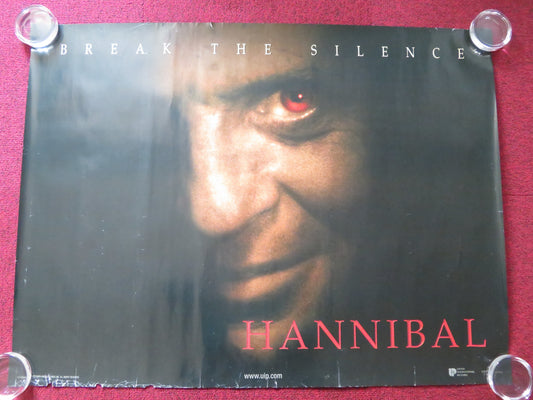 HANNIBAL UK QUAD (30"x 40") ROLLED POSTER ANTHONY HOPKINS JULIANNE MOORE 2001