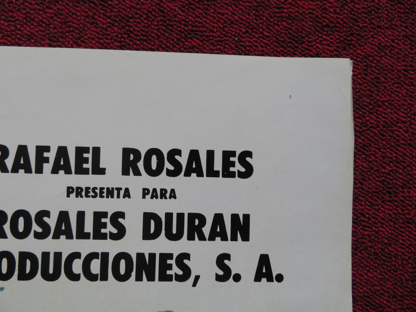 LAS SOBRINAS DEL DIABLO FOLDED MEXICAN POSTER ERIC DEL CASTILLO 1983