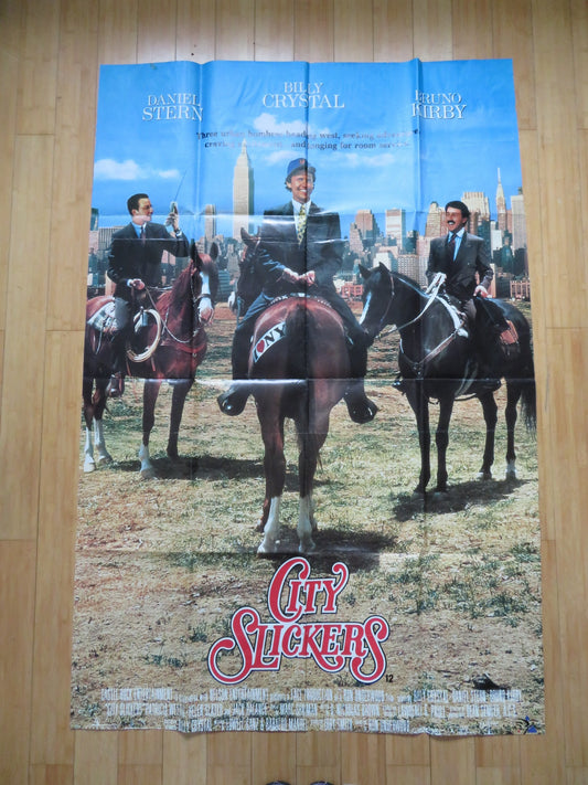 CITY SLICKERS UK 4 SHEET POSTER BILLY CRYSTAL DANIEL STERN 1991