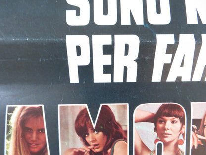 AU PAIR GIRLS ITALIAN LOCANDINA POSTER ASTRID FRANK JOHNNY BRIGGS 1972