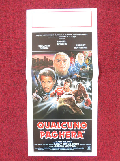 THE OPPONENT ITALIAN LOCANDINA POSTER GIULIANO GEMMA DANIEL GREENE 1988