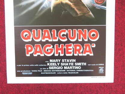 THE OPPONENT ITALIAN LOCANDINA POSTER GIULIANO GEMMA DANIEL GREENE 1988