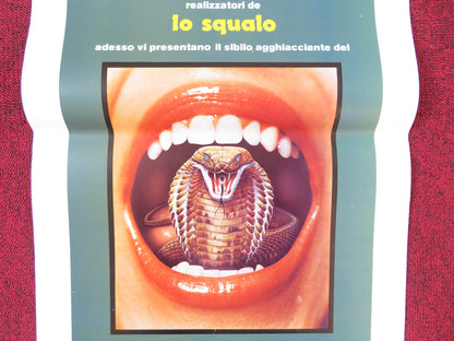 KOBRA / SSSSSSS ITALIAN LOCANDINA POSTER SROTHER MARTIN DIRK BENEDICT 1976