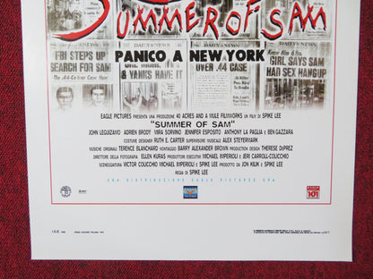 SUMMER OF SAM ITALIAN LOCANDINA POSTER JOHN LEGUIZAMO ADRIEN BRODY 1999