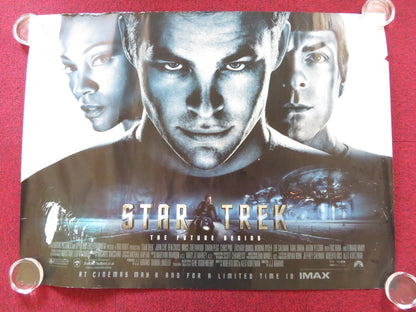 STAR TREK UK QUAD (30"x 40") ROLLED POSTER CHRIS PINE ZACHARY QUINTO 2009