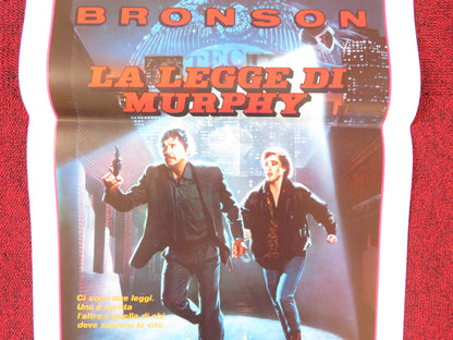 MURPHY'S LAW ITALIAN LOCANDINA POSTER CHARLES BRONSON KATHLEEN WILHOITE 1986