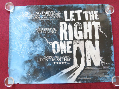 LET THE RIGHT ONE IN UK QUAD (30"x 40") ROLLED POSTER KARE HEDEBRANT 2008