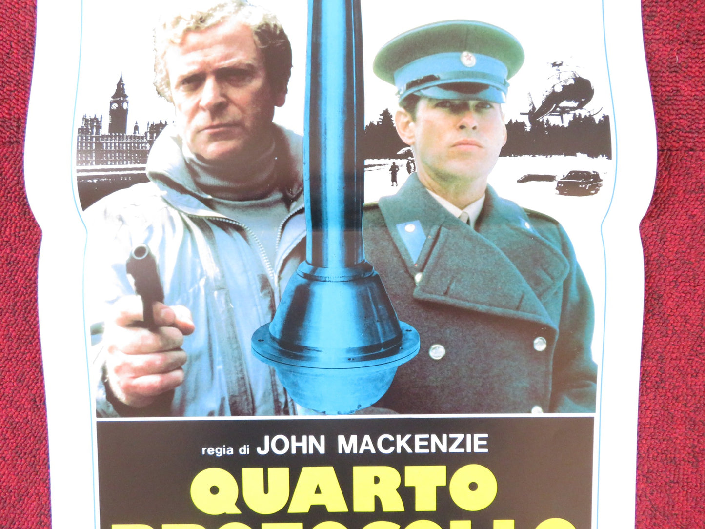 THE FOURTH PROTOCOL ITALIAN LOCANDINA POSTER MICHAEL CAINE PIERCE BROSNAN 1987