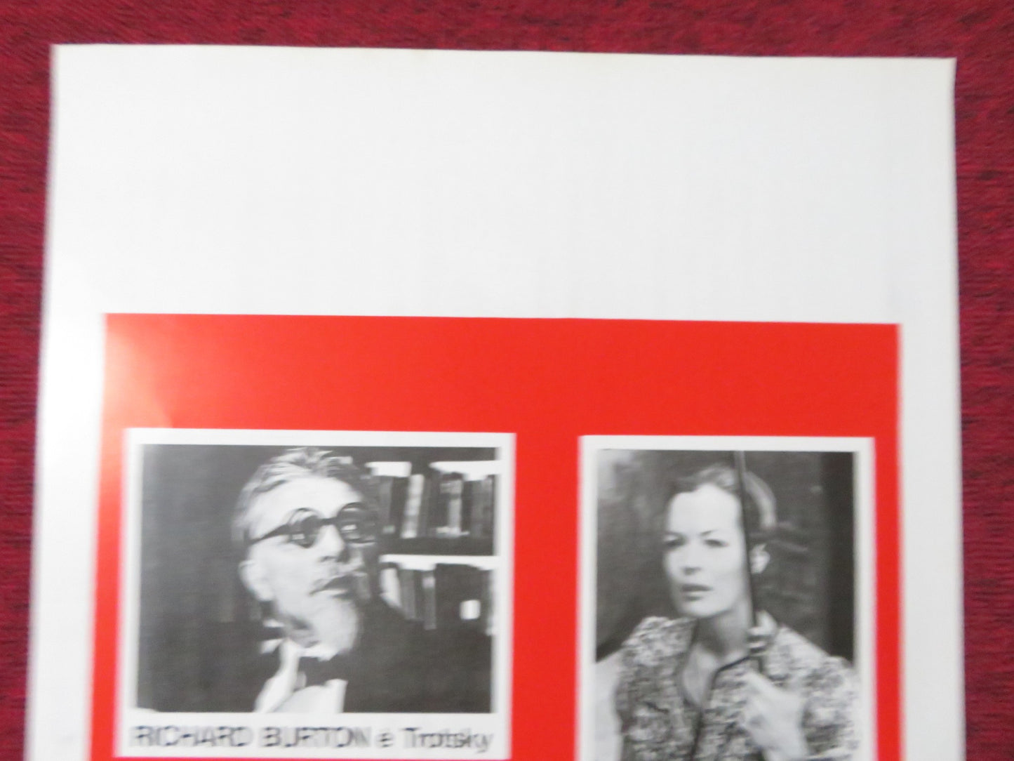 THE ASSASSINATION OF TROTSKY ITALIAN LOCANDINA POSTER RICHARD BURTON 1972