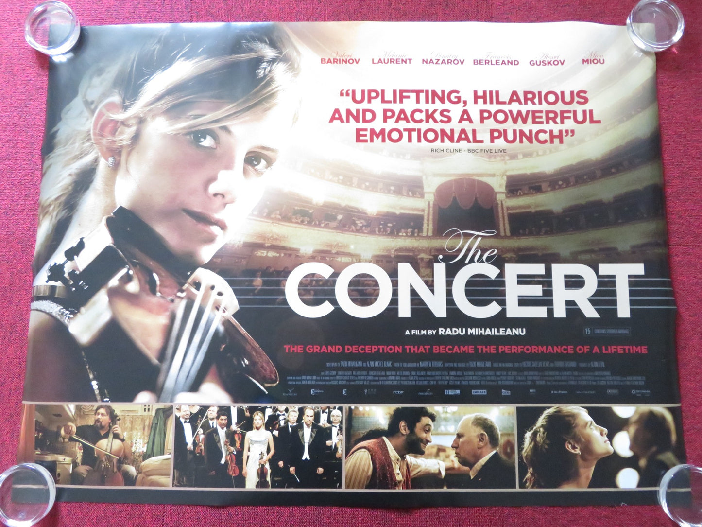 THE CONCERT UK QUAD (30"x 40") ROLLED POSTER VALERIY BARINOV M. LAURENT 2009