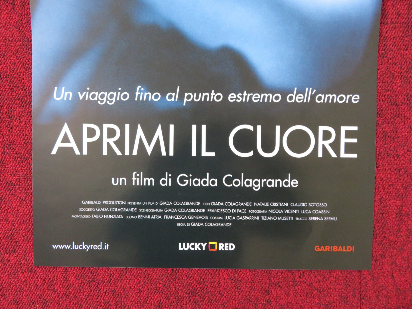 APRIMI IL CUORE ITALIAN LOCANDINA POSTER GIADA COLAGRANDE NATALIE CRISTIANI 2002