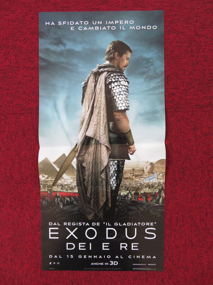 EXODUS: GODS AND KINGS ITALIAN LOCANDINA POSTER CHRISTIAN BALE J. EDGERTON 2014