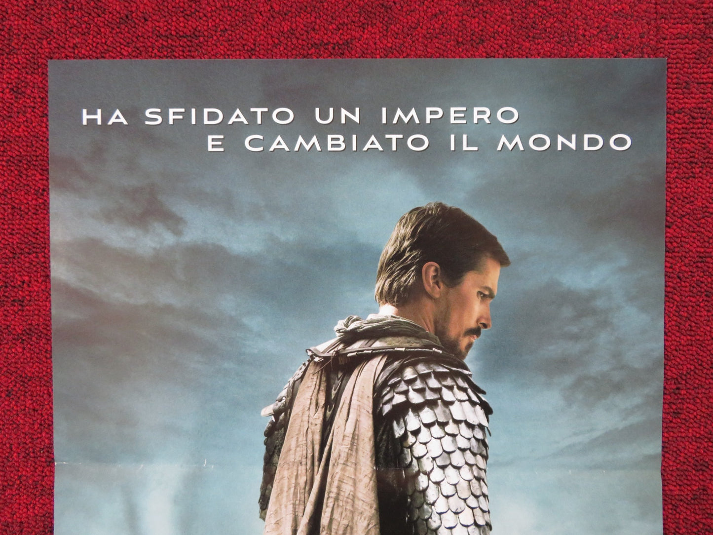 EXODUS: GODS AND KINGS ITALIAN LOCANDINA POSTER CHRISTIAN BALE J. EDGERTON 2014