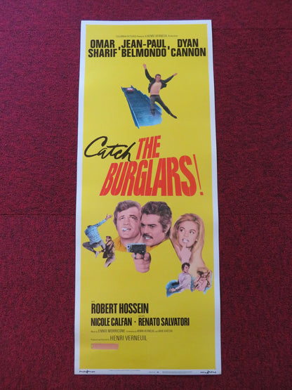 THE BURGLARS US INSERT (14"x 36") POSTER OMAR SHARIF DYAN CANNON 1972