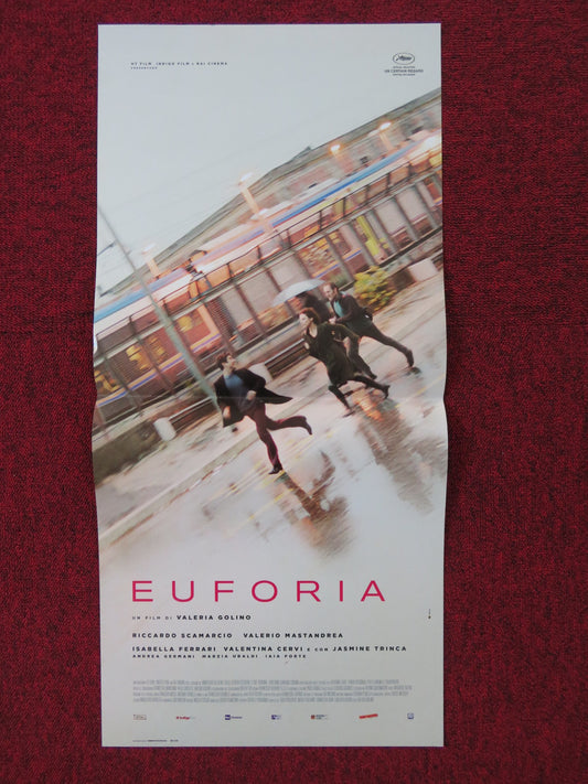 EUPHORIA ITALIAN LOCANDINA POSTER RICCARDO SCAMARCIO VALERIO MASTANDREA 2018