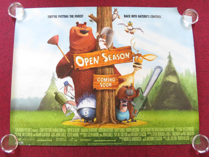 OPEN SEASON UK QUAD (30"x 40") ROLLED POSTER ASHTON KUTCHER GARY SINISE 2006