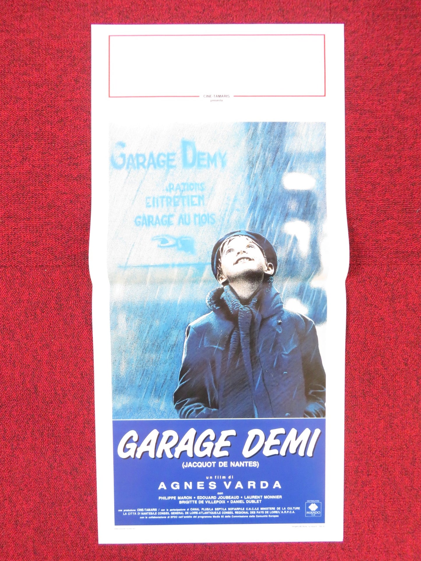 GARAGE DEMI ITALIAN LOCANDINA POSTER PHILIPPE MARON EDOUARD JOUBEAUD 1992