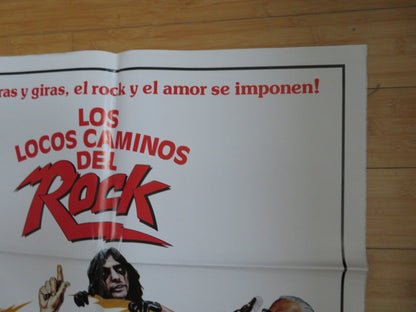 ROADIE 1 STOP US SPANISH INTERNATIONAL POSTER MEATLOAF ALICE COOPER BLONDIE 1980