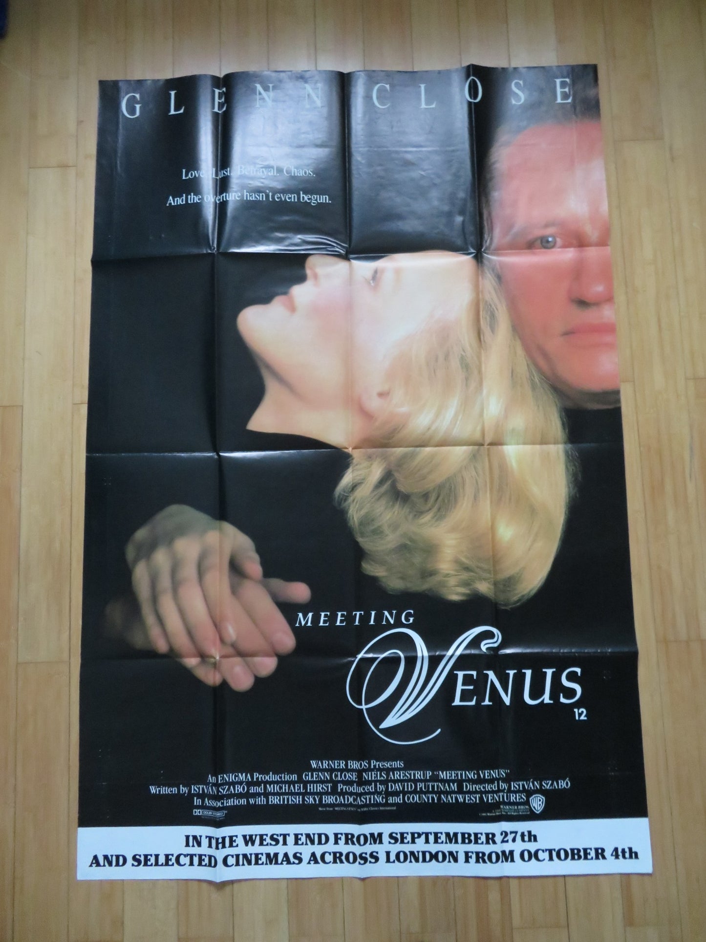 MEETING VENUS UK 4 SHEET POSTER GLENN CLOSE NIELS ARESTRUP 1991