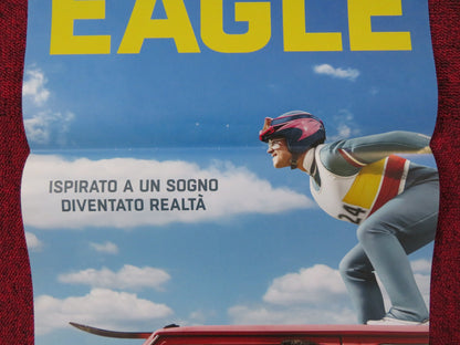 EDDIE THE EAGLE ITALIAN LOCANDINA POSTER TARON EGERTON HUGH JACKMAN 2015