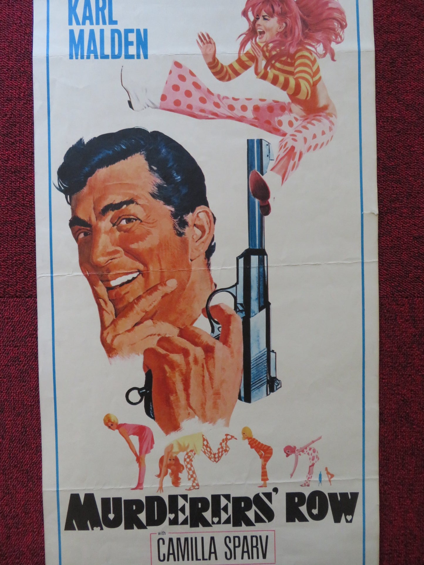 MURDERERS' ROW US INSERT (14"x 36") POSTER DEAN MARTIN ANN-MARGRET 1966