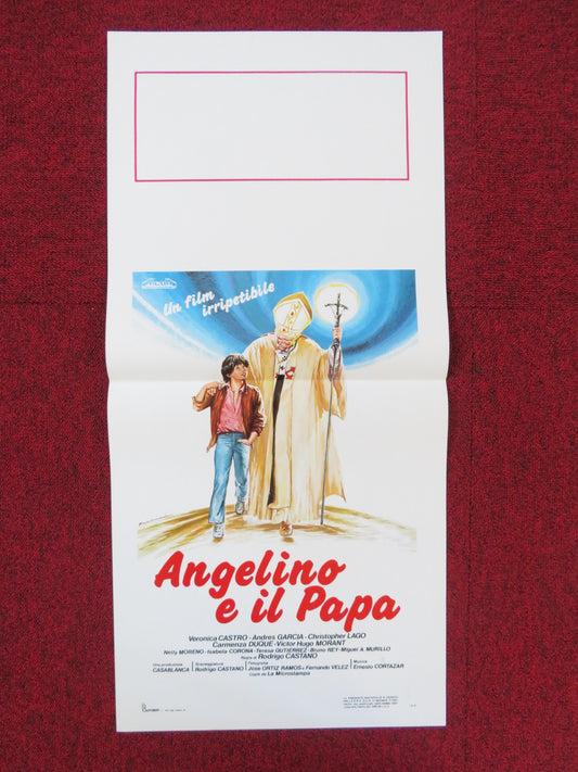 ANGELINO E IL PAPA ITALIAN LOCANDINA POSTER ANDRES GARCIA VERONICA CASTRO 1987