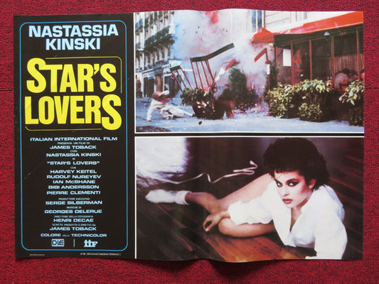 STAR'S LOVERS - A  ITALIAN FOTOBUSTA POSTER NASTASSIA KINSKI HARVEY KEITEL 1983