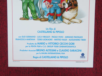 CI HAI ROTTO PAPA ITALIAN LOCANDINA POSTER ELIO GERMANO LUCA VIRGULTI 1993