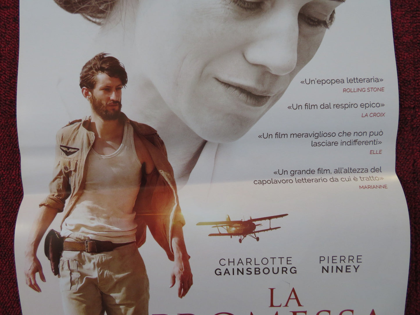 LA PROMESSA DELL'ALBA ITALIAN LOCANDINA POSTER CHARLOTTE GAINSBOURG 2017