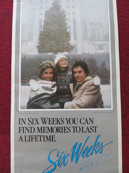 SIX WEEKS US INSERT (14"x 36") POSTER DUDLEY MOORE MARY TYLER MOORE 1982