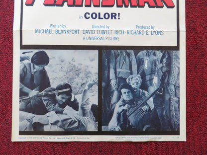 THE PLAINSMAN US INSERT (14"x 36") POSTER DON MURRAY GUY STOCKWELL 1966