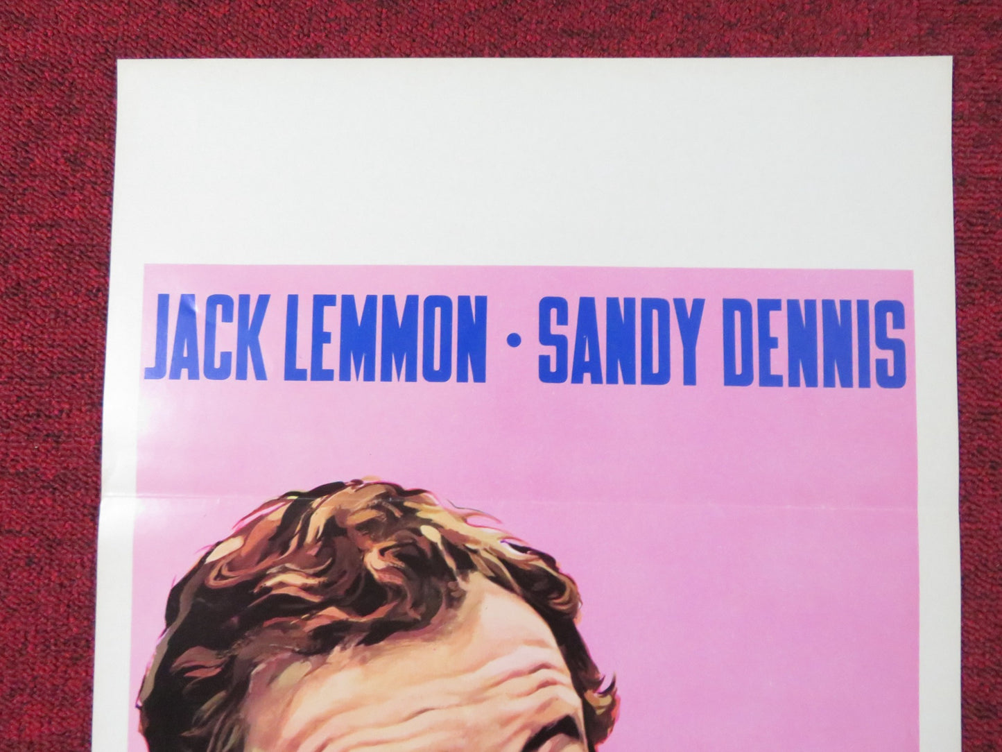 THE OUT OF TOWNERS ITALIAN LOCANDINA POSTER JACK LEMMON SANDY DENNIS 1970