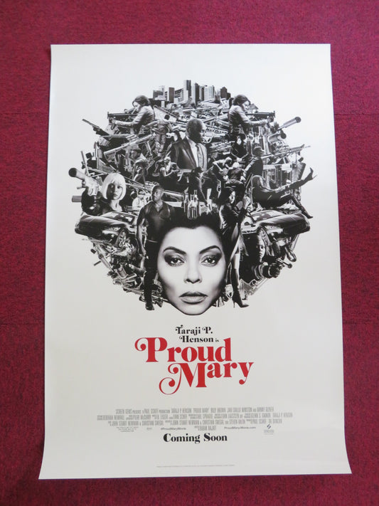 PROUD MARY US ONE SHEET ROLLED POSTER TARAJI P. HENSON BILLY BROWN 2018