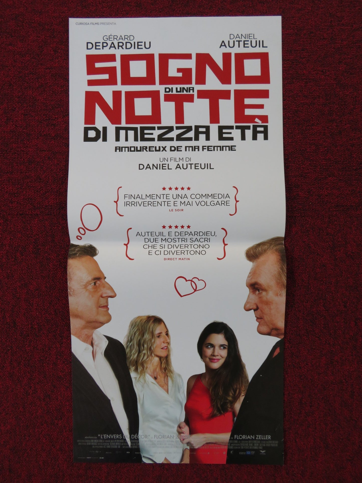 SOGNO DI UNA NOTTE DI MEZZA ETA ITALIAN LOCANDINA POSTER GERARD DEPARDIEU 2018