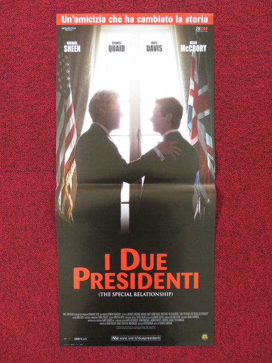 I DUE PRESIDENTI ITALIAN LOCANDINA POSTER MICHAEL SHEEN DENNIS QUAID 2010