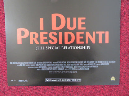 I DUE PRESIDENTI ITALIAN LOCANDINA POSTER MICHAEL SHEEN DENNIS QUAID 2010