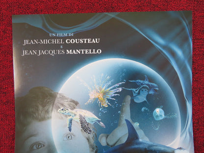 WONDERS OF THE SEA ITALIAN LOCANDINA POSTER JEAN-MICHEL COUSTEAU 2017