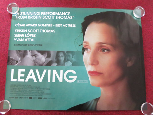 LEAVING / PARTIR UK QUAD (30"x 40") ROLLED POSTER KRISTIN SCOTT THOMAS 2009