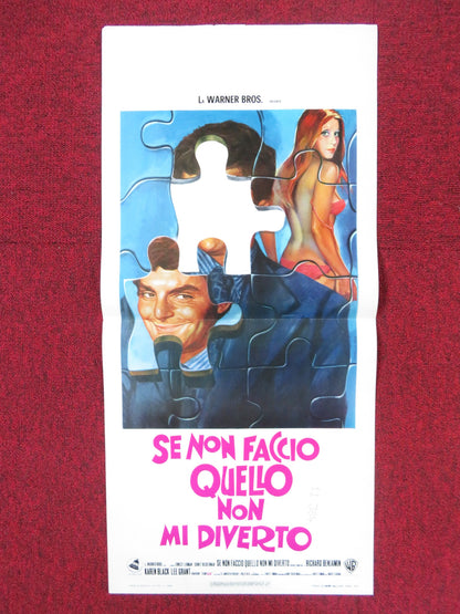 PORTNOY'S COMPLAINT ITALIAN LOCANDINA POSTER RICHARD BENJAMIN KAREN BLACK 1972