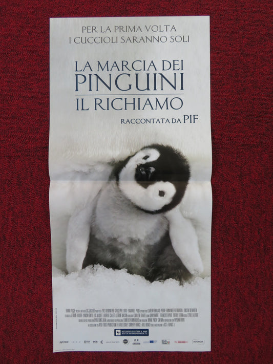 MARCH OF THE PENGUINS ITALIAN LOCANDINA POSTER LUC JACQUET 2005