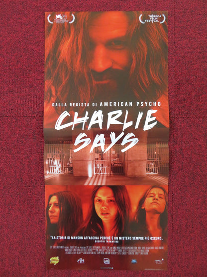 CHARLIE SAYS ITALIAN LOCANDINA POSTER HANNAH MURRAY MATT SMITH 2018