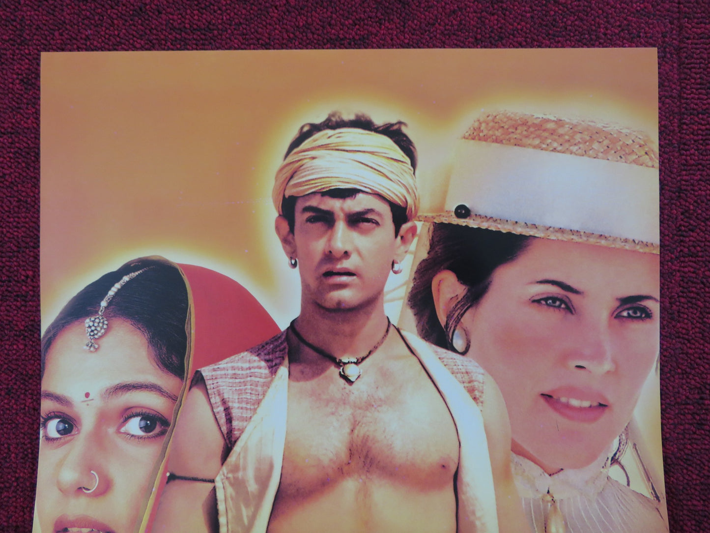 LAGAAN: ONCE UPON A TIME IN INDIA ITALIAN LOCANDINA POSTER AAMIR KHAN 2001