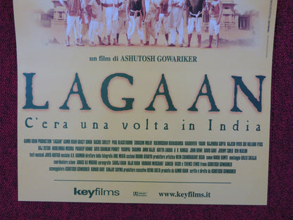 LAGAAN: ONCE UPON A TIME IN INDIA ITALIAN LOCANDINA POSTER AAMIR KHAN 2001